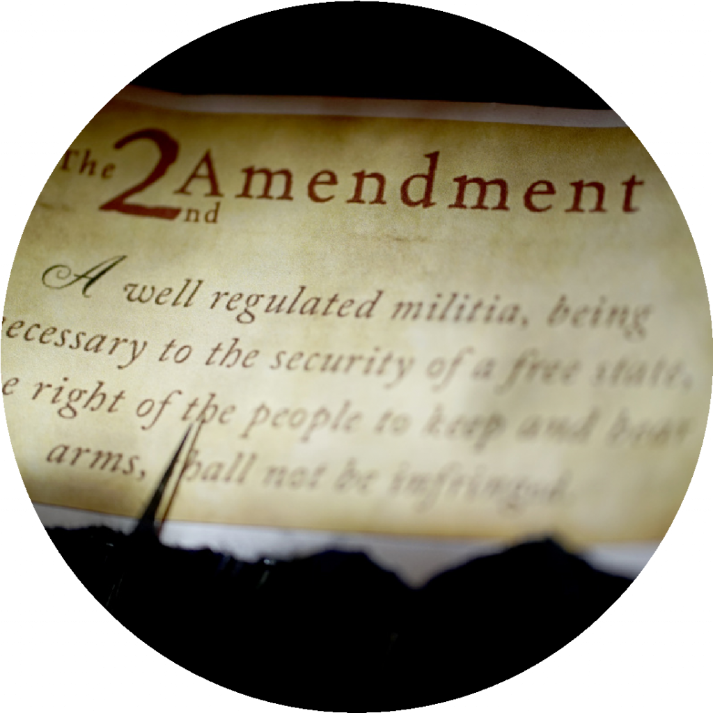 An image showing the test of the 2nd Amendment to the US Constitution